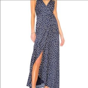 Polka dot Heartloom Grace wrap dress - Revolve